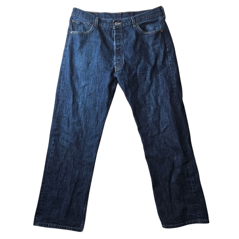 Levis 501 Straight Jeans Denim Men's 38x32 Button Fly Western Cowboy Mexico